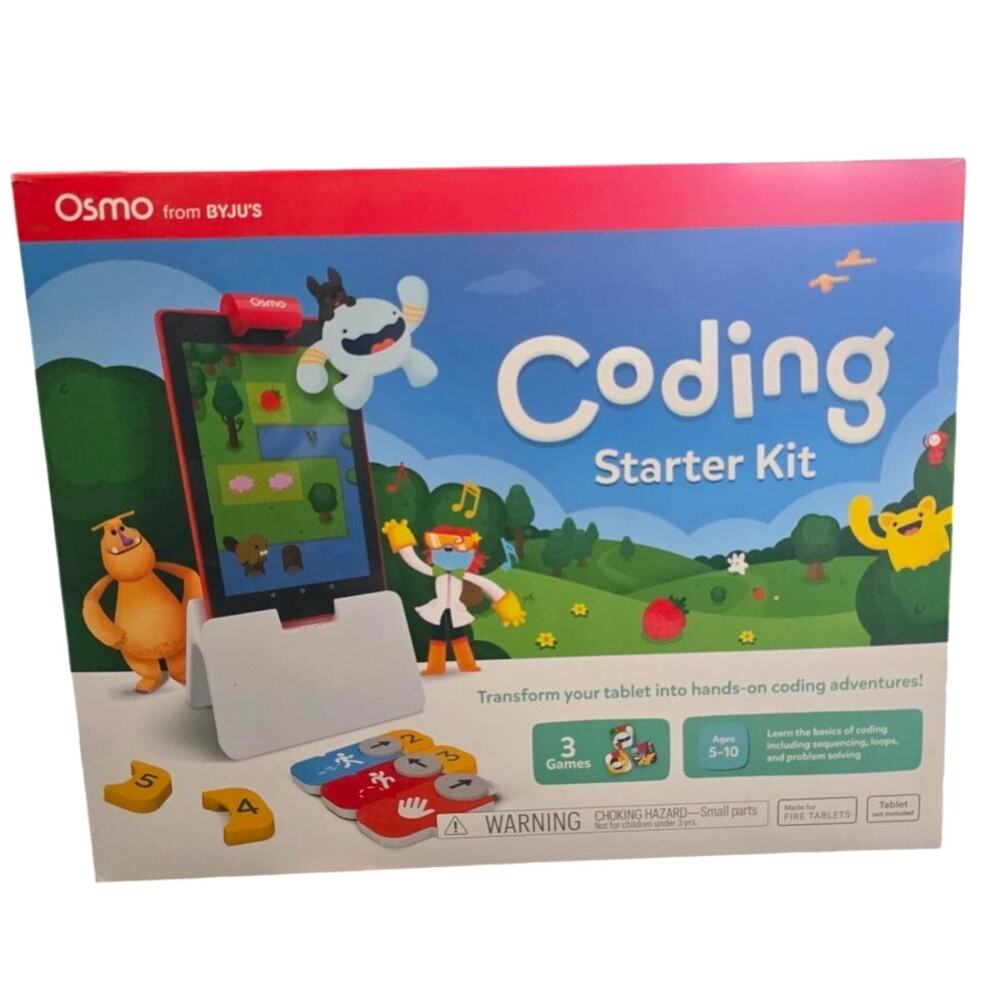 Osmo Coding Starter Kit for Fire Tablets | Ages 5–10 | STEM Learning Game